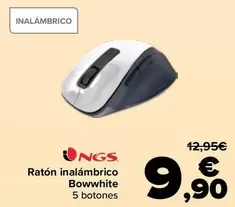 NGS - Ratón Inalámbrico Bowwhite