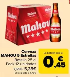Mahou - Cerveza 5 Estrellas