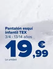Tex - Pantalón Esquí Infantil