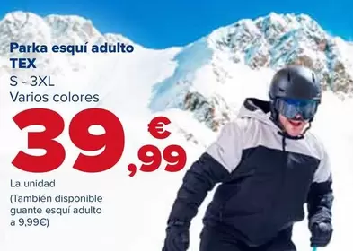 Tex - Parka Esquí Adulto