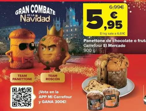 Carrefour Regionales - Panettone De Chocolate O Frut