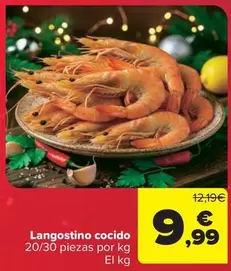 Langostino Cocido
