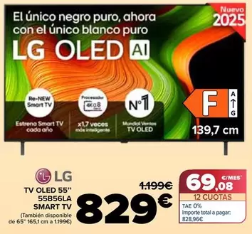 LG - Tv Oled 55’’ 55B56LA Smart Tv