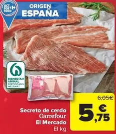 carrefour - Secreto De Cerdo El Mercado