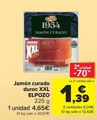 elpozo - Jamon Curado Duroc Xxl