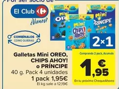 Oreo - Galletas Mini, Chips Ahoy! O Principe