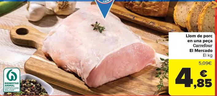 carrefour - Llom De Porc En Una Peca Carrefour El Mercado