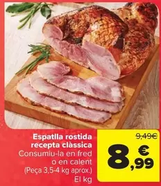 Espatlla Rostida Recepta Clàssica