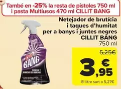 Cillit Bang - Netejador De Brutcia I Taques D'humitat Per A Banys I Juntes Negres