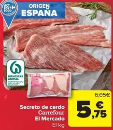 carrefour - Secreto De Cerdo El Mercado