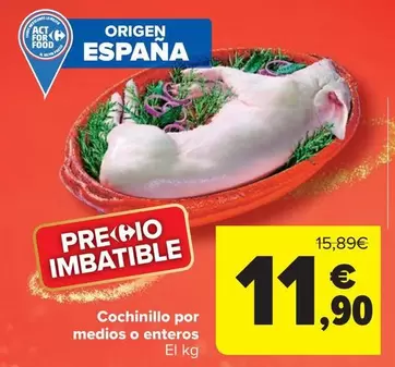 origen - Cochinillo Por Medios O Enteros