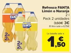 fanta - Refresco Limon O Naranja