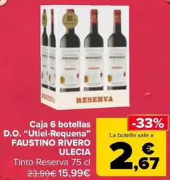 Faustino Rivero Ulecia - Caja 6 Botellas D.O. “Utiel-Requena"