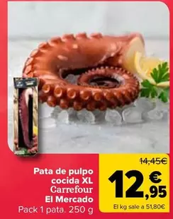 Carrefour El Mercado - Pata De Pulpo Cocida XL