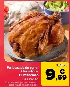 Carrefour El Mercado - Pollo Asado De Corral  
