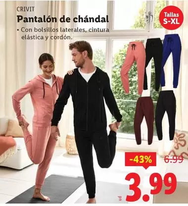 Crivit - Pantalon De Chandal