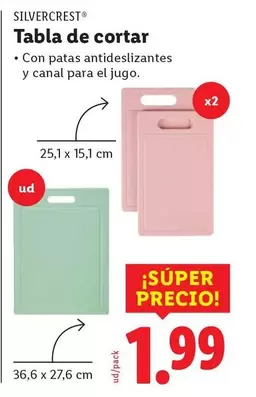 SilverCrest - Tabla De Cortar