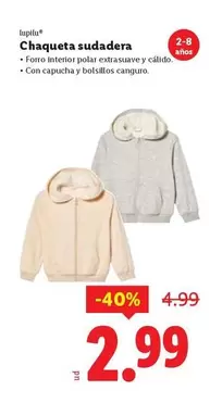 Lupilu - Chaqueta Sudadera