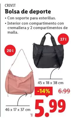 Crivit - Bolsa De Deporte