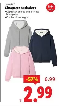 Pepperts - Chaqueta Sudadera