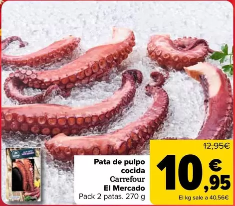 Carrefour El Mercado - Pata De Pulpo Cocida