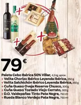 Villar - Paleta Cebo Ibérica 50%