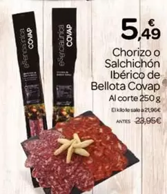 Covap - Chorizo O Salchichon Iberico De Bellota