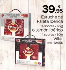 Villar - Estuche De Paleta Iberica O Jamon Iberico