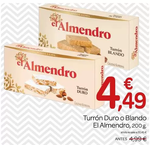 El Almendro - Turrón Duro O Blando