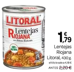 Litoral - Lentejas Riojana