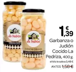 La Pedriza - Garbanza O Judion Cocido