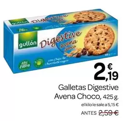 Gullón - Galletas Digestive Avena Choco