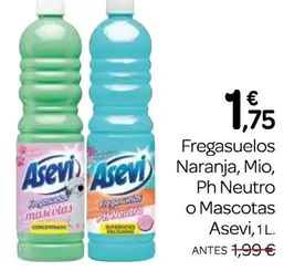 Asevi - Fregasuelos Naranja, Mio, Ph Neutro O Mascotas
