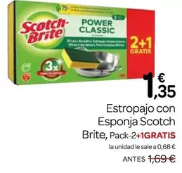 Scotch-Brite - Estropajo Con Esponja