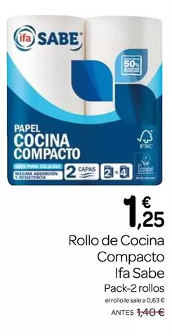 Ifa Sabe - Rollo De Cocina Compacto