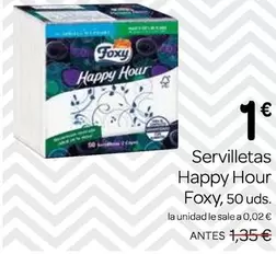 Foxy - Servilletas Happy Hour