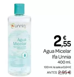 Ifa Unnia - Agua Micelar