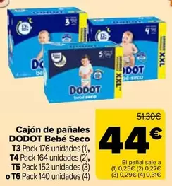 Dodot - Cajón De Pañales Bebé Seco