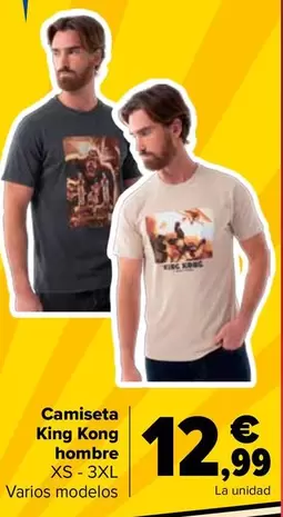 Camiseta King Kong Hombre