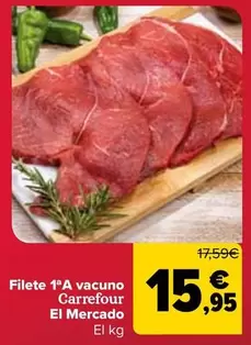 Carrefour El Mercado - Filete 1ªa Vacuno