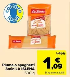 La Isleña - Pluma O Spaghetti 3min