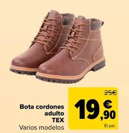 Tex - Bota Cordones Adulto  