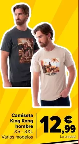 Camiseta King Kong Hombre