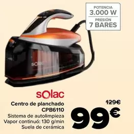 Solac - Centro De Planchado CPB6110