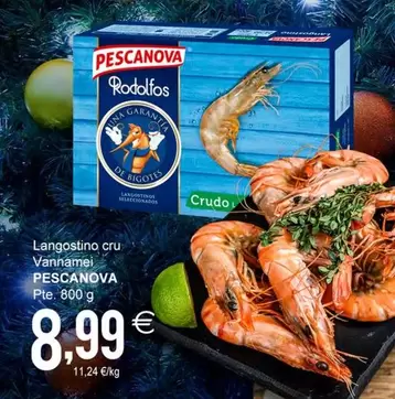 Pescanova - Langostino Cru Vannamei