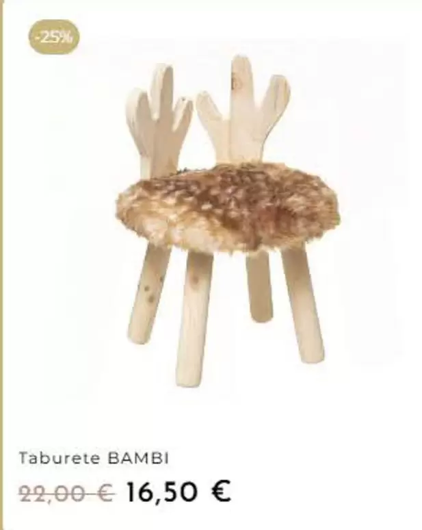 Taburete Bambi