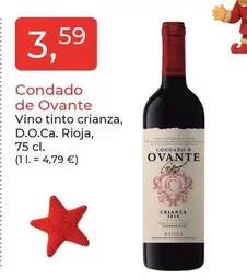 Condado Ovante - Vino Tinto Crianza, D.o.ca. Rioja