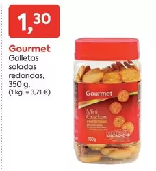Gourmet - Galletas Saladas Redondas