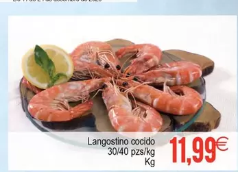 Langostino Cocido