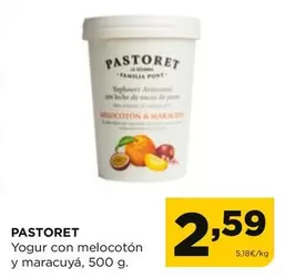 Pastoret - Yogur Con Melocoton Y Maracuya